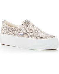 Superga Cotu Slip On Sneakers Sand in Natural | Lyst