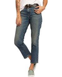 Current/Elliott - The Mom Crescent Straight Leg Jean - Lyst