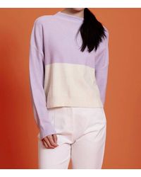 Lucy Paris - Frances Color-block Sweater - Lyst