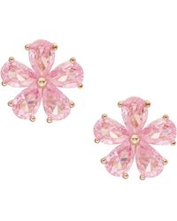 Fossil - Garden Party Crystals Stud Earrings - Lyst