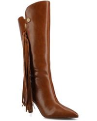 Journee Collection - Journee Dolly Knee High Tassel Boots - Lyst