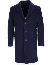 Colamarino - Single-Breasted Notch Lapel Tailored Coat - Lyst