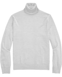 TRUEDAMES - Solid Turtleneck Sweater - Lyst