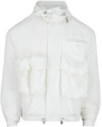 Ferragamo - Hooded Utility Jacket, Brand Size 52 Us - Lyst