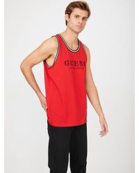 Guess Factory - Nichols Embroide Logo Tank - Lyst