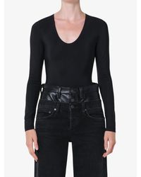 Agolde - Clem Long Sleeve Bodysuit - Lyst