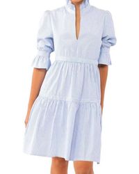 Gretchen Scott - Teardrop Dress - Stripe Wash & Wear - Lyst