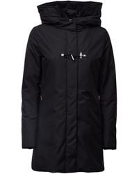 Fay - Toggle Closure Microfiber Gabardine Coat - Lyst