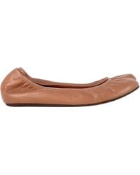 Lanvin - Round Toe Ballet Flats - Lyst