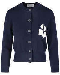 Isabel Marant - Cropped Button-Up Sweater - Lyst