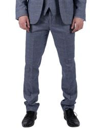 Paul Andrew - Victor Tweed Check Gatsby Trousers Pants - Lyst