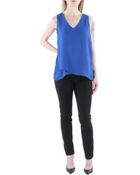 Vince Camuto - Tiered V-neck Blouse - Lyst