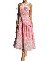 Just Me - Elizabeth Midi Dress - Lyst