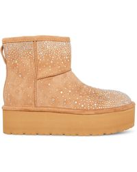 Madden Girl - Ease-Hr Faux Fur Flatform Ankle Boots - Lyst