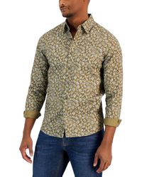 Michael Kors - Collared Printed Button-down Shirt - Lyst