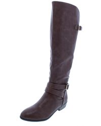 Material Girl - Carleigh Faux Leather Knee-length Riding Boots - Lyst