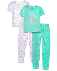 Rene Rofe - Rene Rofe 4Pc Pretty Pearl Snug Fit Pajama Set - Lyst
