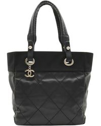 Chanel - Paris Biarritz Canvas Tote Bag (pre-owned) - Lyst
