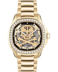 Philipp Plein - $keleton $pectre Gold Watch Pwraa0723 Stainless Steel - Lyst
