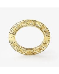 Avenue Chic - Temple Muse Oval Hinge Cuff - Lyst