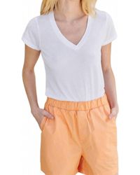 Sundry - V-Neck Tee - Lyst