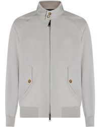 Baracuta - Lightweight Minimalist Stand Collar Jacket - Lyst