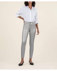 Kut From The Kloth - Charlize Coated Cigarette Leg Jeans - Lyst