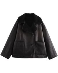TRUEDAMES - Reversible Fur & Leather Jacket - Lyst