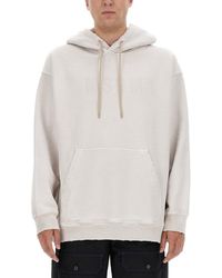 MSGM - Cotton Hoodie With Subtle Logo Detail - Lyst
