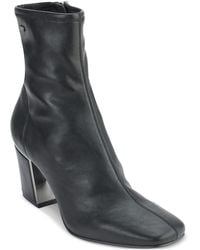 DKNY - Cavale Faux Leather Ankle Ankle Boots - Lyst