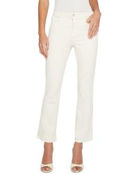 L'Agence - Tati High-Rise Crop Micro Boot French Vanilla Jean - Lyst