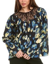 Jason Wu - Pleated Silk Blouse - Lyst