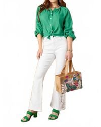 Coco + Carmen - Kelly Side Cut-Out Detail Flare Pants - Lyst