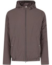 Herno - Hooded Zip-Up Jacket - Lyst