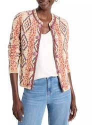 NIC+ZOE - Nadia Weave Knit Jacket - Lyst