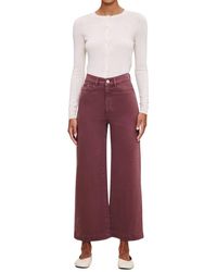 DL1961 - Hepburn Wide Leg Pants - Lyst