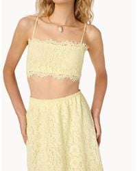 Cami NYC - Sofie Lace Cropped Camisole - Lyst