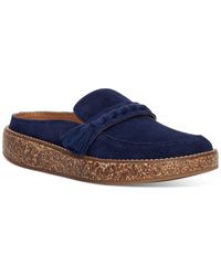 Lucky Brand - Taniae Suede Round Toe Loafers - Lyst
