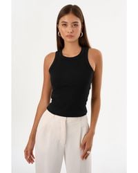 Lamarque - Vicki Rib Knit Tank Top - Lyst
