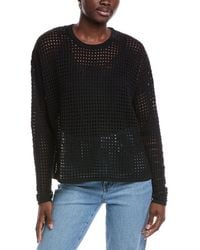 Minnie Rose - Open Knit Cashmere-Blend Sweater - Lyst