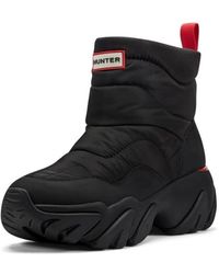 HUNTER - Debra Snow Boots Waterproof Round Toe Ankle Zogg3730 - Lyst