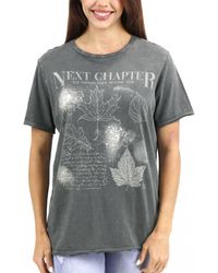 Grace and Lace - Mineral Washed Graphic Tee - Lyst