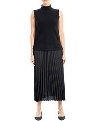 Max Studio - 2Pc Top & Pleated Midi Skirt - Lyst