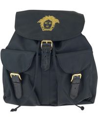 Versace - Nylon Leather Backpack Vintage - Lyst