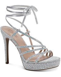 Thalia Sodi - Chilly Satin Dressy Platform Sandals - Lyst