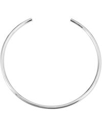 Eklexic - Simple Round Collar Necklace - Lyst