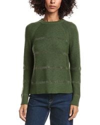 Forte - Crystal Wool & Cashmere-Blend Raglan Sweater - Lyst