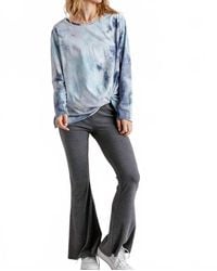 Umgee - Tie Dye Knot Top - Lyst