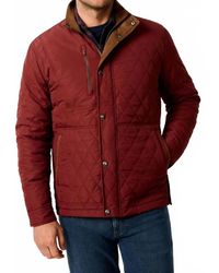 Johnnie-o - Juno Quilted Snap Jacket - Lyst