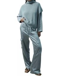 Melissa Nepton - Miranda Satin Cargo Pant - Lyst